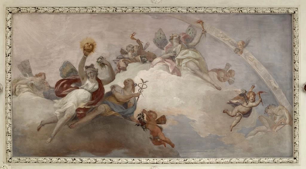 Allegoria del sonno - Palazzo Dolfin Manin, Venezia